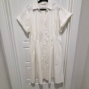 Ava & Viv Cream Midi Dress